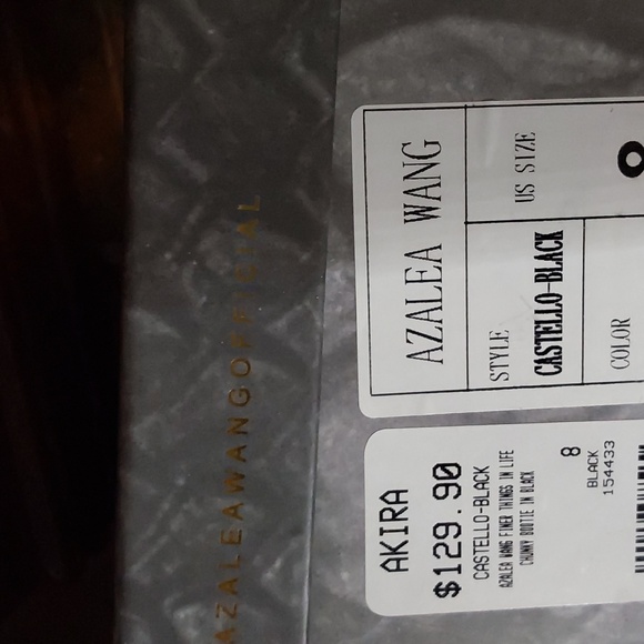 NEW Azalea Wang Finer things in life, black chunky booties size 8 - Picture 5 of 5